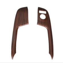 For Nissan Rogue 2014-2020 ABS Wood grain car Front door armrest cover trim 2pcs