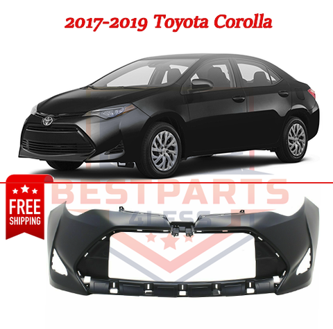 NEW Front Bumper Cover Facial, TO1000423 5211903907 for 2017-2019 Toyota Corolla