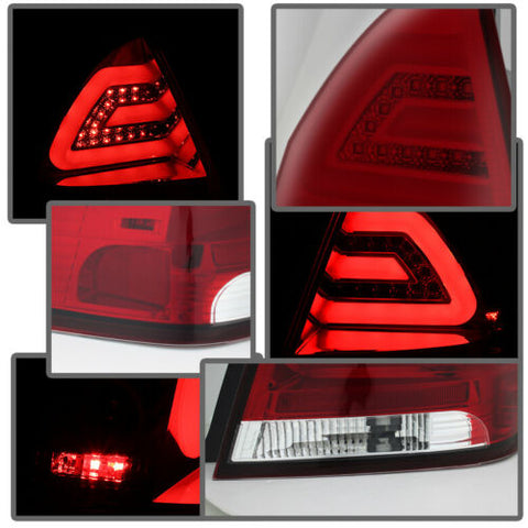 Fits 2006-13 Chevrolet Impala Led Perform Red Clear taillights Lamps