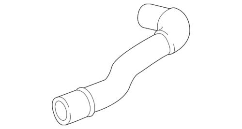 Genuine Toyota Radiator Hose 16571-0T040