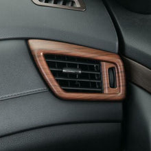 For Nissan Rogue 2014-2020 ABS Wood grain Dashboard L&R Air outlets vent Cover
