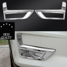 For Nissan Rogue 2017-20 ABS Chrome Car Front bumper Fog Light Lamp Cover trim