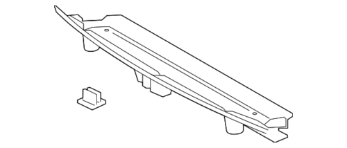 Genuine Toyota Radiator Support Baffle 16592-F2010