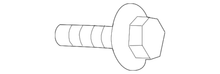 Genuine Toyota Headlamp Assembly Screw 90159-60621