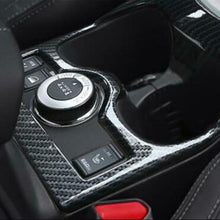For Nissan Rogue 2014-2020 4WD ABS Carbon Fiber central console Water cup Trim