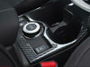 For Nissan Rogue 2014-2020 4WD ABS Carbon Fiber central console Water cup Trim