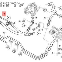 GENUINE BMW E90 E91 E92 E81 POWER STEERING PIPE Expansion hose active LHD ONLY
