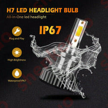 4PC Combo H7+H7 LED Headlight Bulb High Low Beam F2 For Benz E350 E550 2007-2009