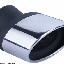1pcs Curved Exhaust Muffler Tail Pipe Tip Tailpipe for Toyota Corolla 2008-2021