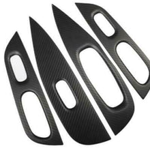 For Nissan Rogue 2014-2020 metal carbon fiber car Window lift panel switch Trim