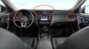 For Nissan Rogue 2014-2020 ABS Carbon Fiber Dashboard air outlets vent Trim 3pcs