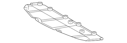 Genuine Toyota Under Cover 51451-12120