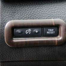For Nissan Rogue 2014-2020 ABS Peach Wood grain Odometer adjustment cover Trim