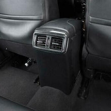 For Nissan Rogue 2014-2020 ABS Carbon fiber Rear Row Air outlets Anti-kick trim