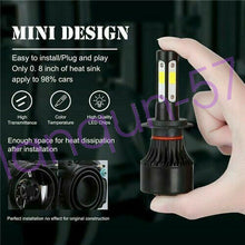 For Mercedes-Benz C250 C300 C350 Combo H7 High Low Beam LED Headlight Bulbs