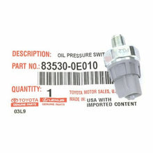 OEM NEW Oil Pressure Sensor 3.5L 4.0L Genuine Toyota Scion 835300E010