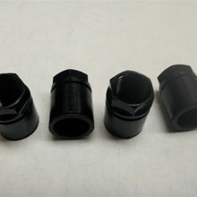 Black Tire Pressure Sensor Valve Stem Mounting Nuts QTY Four (4) NEW TPMS Nut <