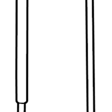 Nissan 24425-8990A Rod Fix, Battery. Rod Support