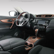For Nissan Rogue 2014-2020 ABS Wood grain car Front door armrest cover trim 2pcs