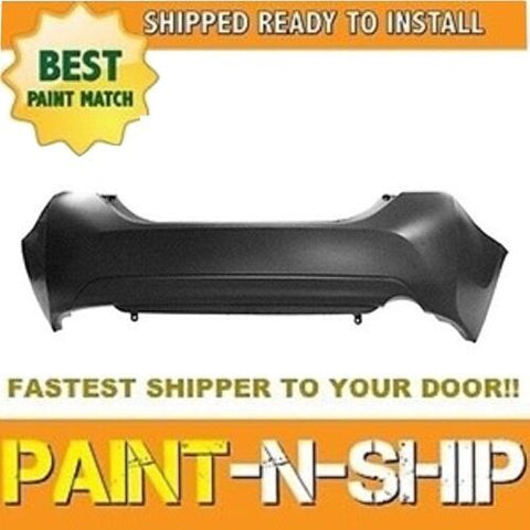 NEW Fits 2014 2015 2016 2017 Toyota Corolla Rear Bumper Painted TO1100309