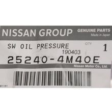 Genuine Nissan Oil Pressure Sending Unit 25240-4M40E