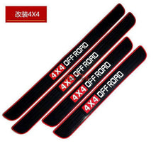 Auto Accessories Rubber Door Sill Protection Trim Scuff Plate Guard Car Stickers