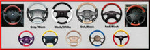 EuroTone 2 color Leather Steering Wheel Covers for Nissan Vehicles - Wheelskins