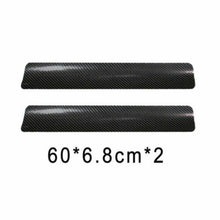 4X Accessories Carbon Fiber Car Door Plate Sill Scuff Cover Anti Scratch Sticker