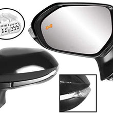 APA Replacement Rear View Mirror for COROLLA 2020-2021 Sedan 4Door 2019-2021 Hatchback 5Door Heated with Blind Spot Detection Turn Signal Paint to Match Cover Driver Left Side TO1320395