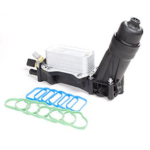 Xtensi Engine Oil Cooler and Filter Housing Adapter gaskets Sensor Kit Replace 5184294AE Compatible with 2011-2013 Chrysler 200/300 Journey Wrangler Ram 3.6L Aluminium
