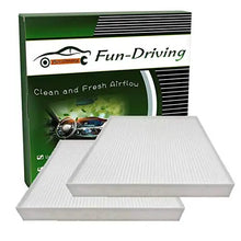 2 Pcs FD132 Cabin Air Filter,Replace CF10132/87139-06030/87139-32010Deeper & Better Filtering PM2.5,Made of Melt-Blown Nonwoven and Charcoal