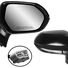 APA Replacement Rear View Mirror for COROLLA 2020-2021 Sedan 4Door 2019-2021 Hatchback 5Door Heated with Blind Spot Detection Turn Signal Paint to Match Cover Driver Left Side TO1320395